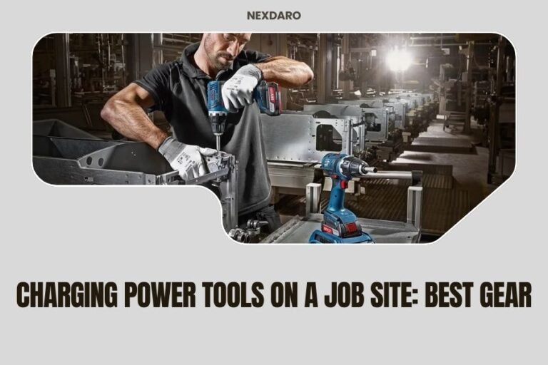 Charging Power Tools on a Job Site Best Gear