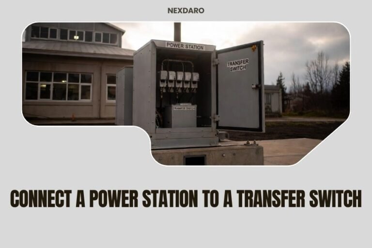 Connect a Power Station to a Transfer Switch