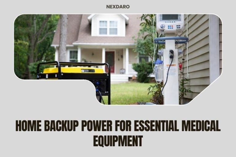 Home Backup Power for Essential Medical Equipment