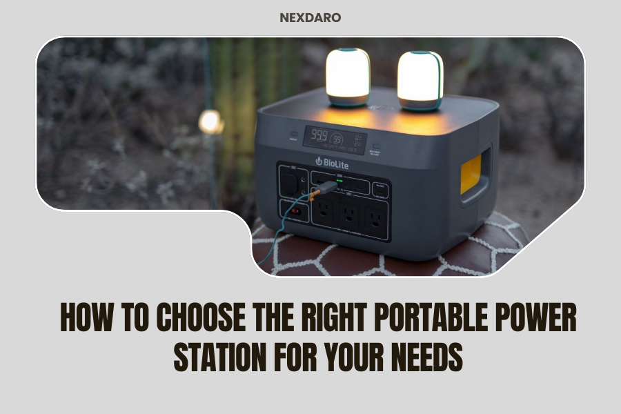 How to Choose the Right Portable Power Station for Your Needs