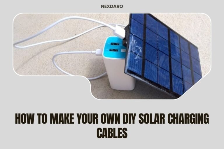 How to Make Your Own DIY Solar Charging Cables