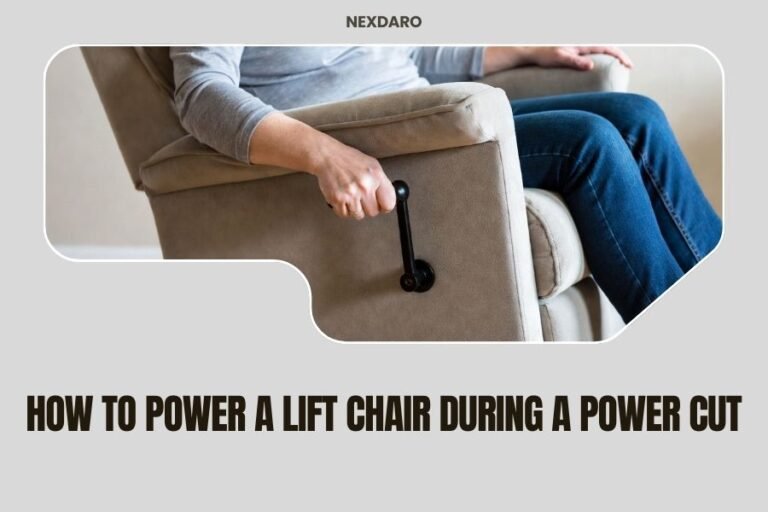 How to Power a Lift Chair During a Power Cut