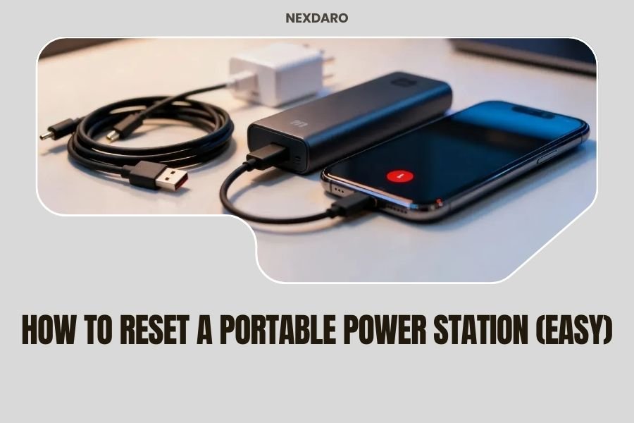 How to Reset a Portable Power Station (Easy)