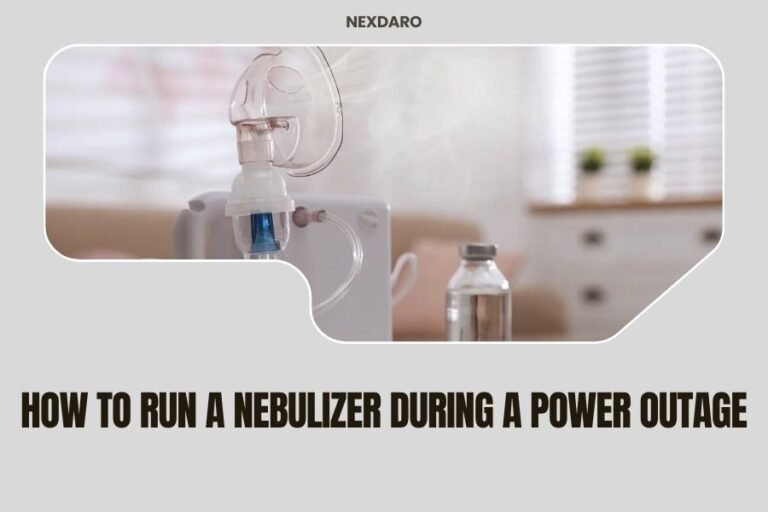 How to Run a Nebulizer During a Power Outage