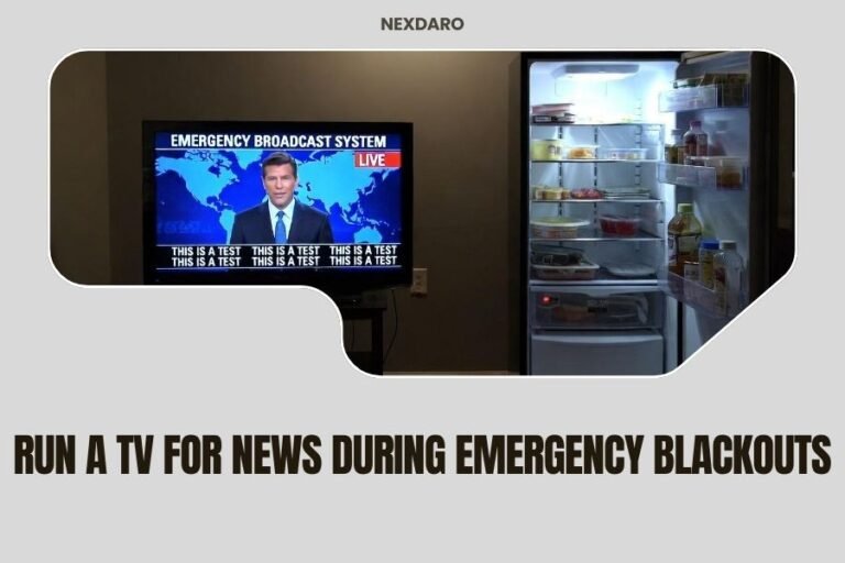 Keep a Fridge Running for 24 Hours on Battery