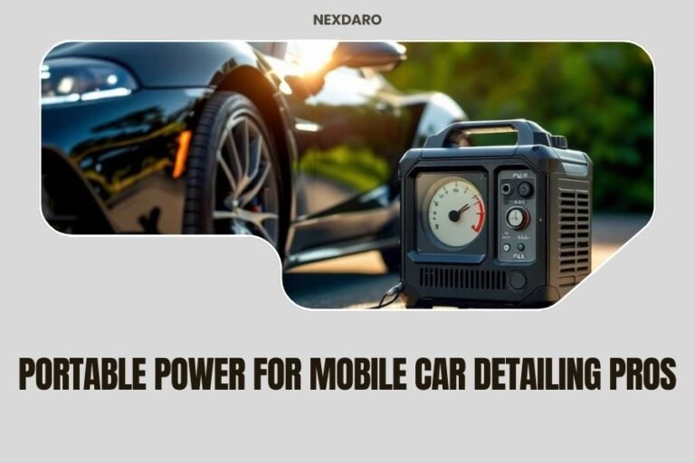 Portable Power for Mobile Car Detailing Pros