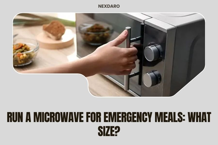Run a Microwave for Emergency Meals_ What Size