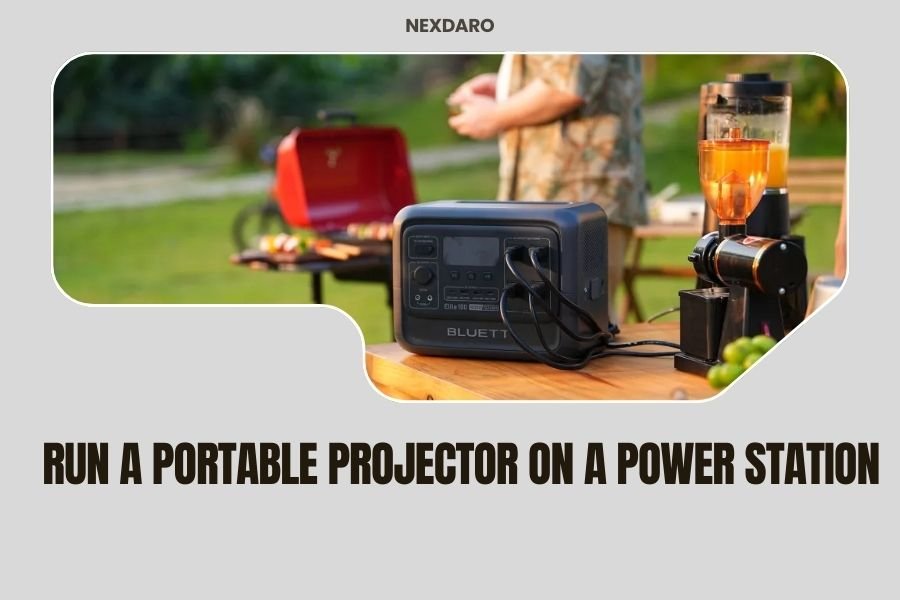 Run a Portable Projector on a Power Station