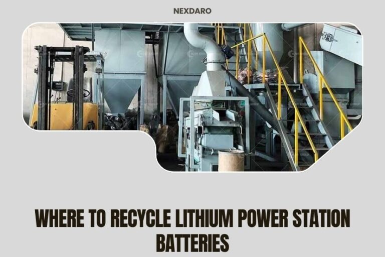 Where to Recycle Lithium Power Station Batteries