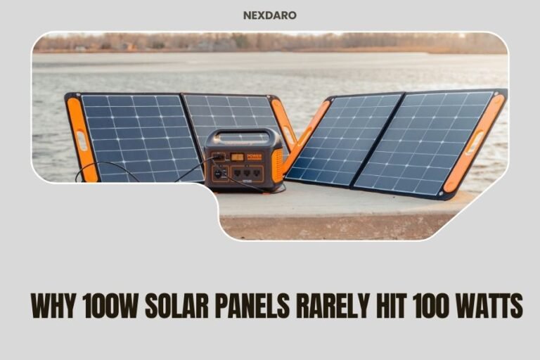 Why 100W Solar Panels Rarely Hit 100 Watts