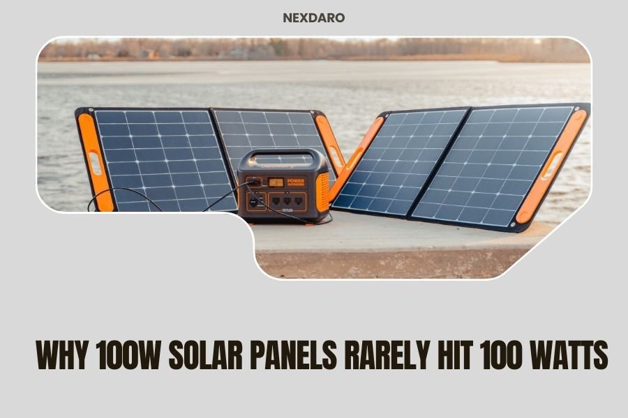Why 100W Solar Panels Rarely Hit 100 Watts