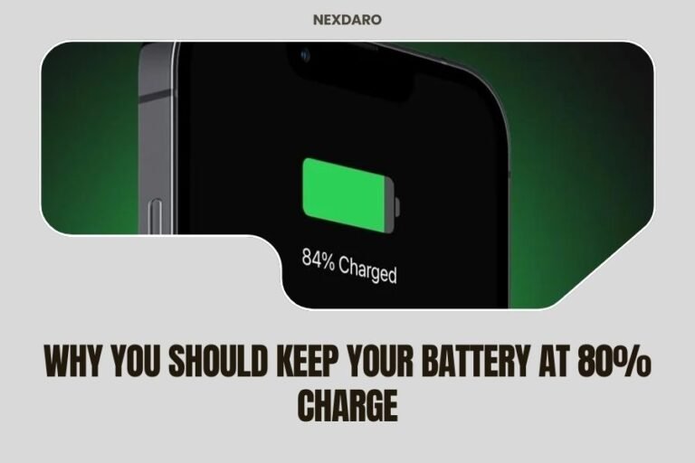 Why You Should Keep Your Battery at 80% Charge