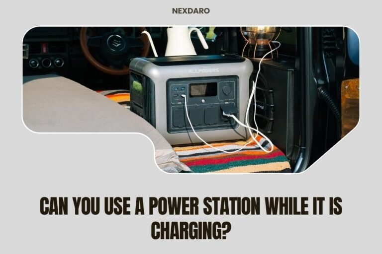 Can You Use a Power Station While it is Charging