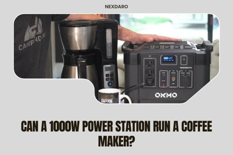 Can a 1000W Power Station Run a Coffee Maker