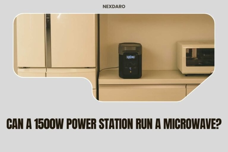 Can a 1500W Power Station Run a Microwave