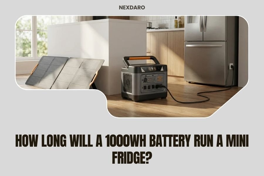 How Long Will a 1000Wh Battery Run a Mini Fridge