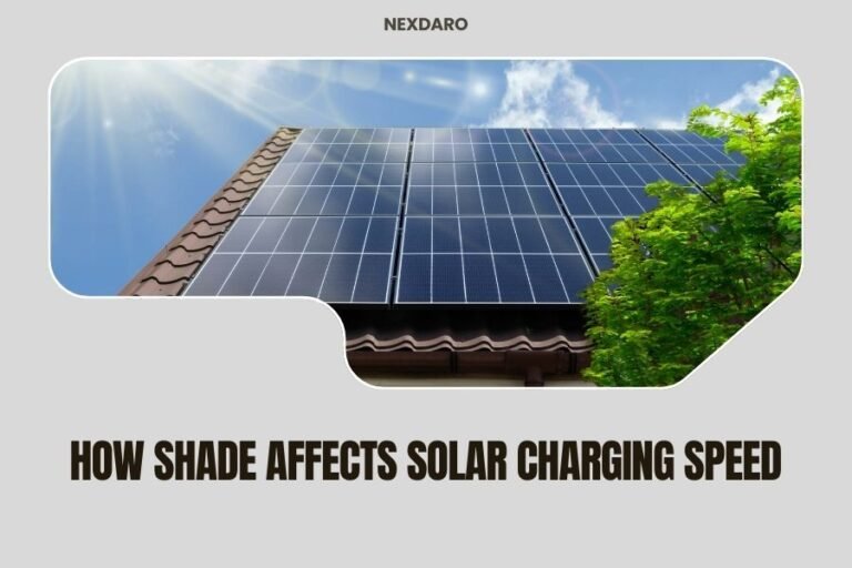 How Shade Affects Solar Charging Speed