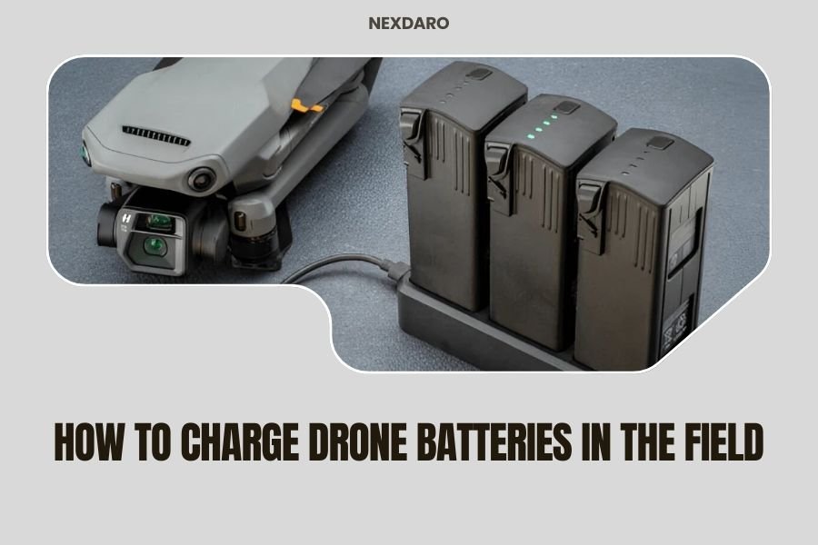 How to Charge Drone Batteries in the Field