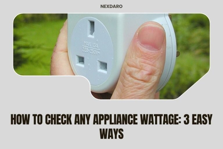 How to Check Any Appliance Wattage_ 3 Easy Ways