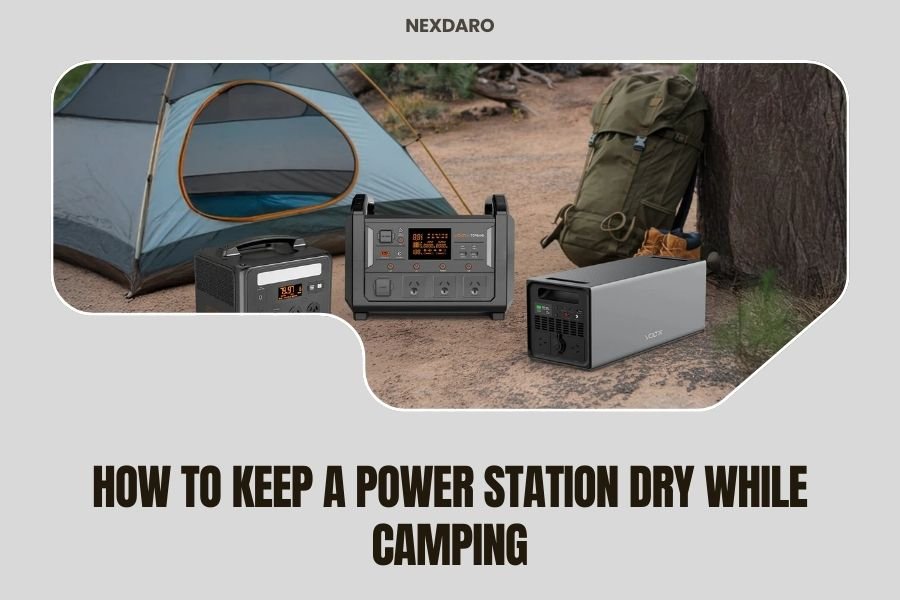 How to Keep a Power Station Dry While Camping