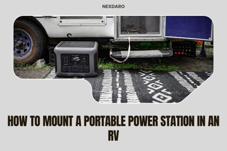 How to Mount a Portable Power Station in an RV