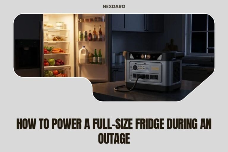 How to Power a Full-Size Fridge During an Outage
