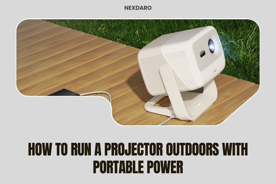 How to Run a Projector Outdoors with Portable Power