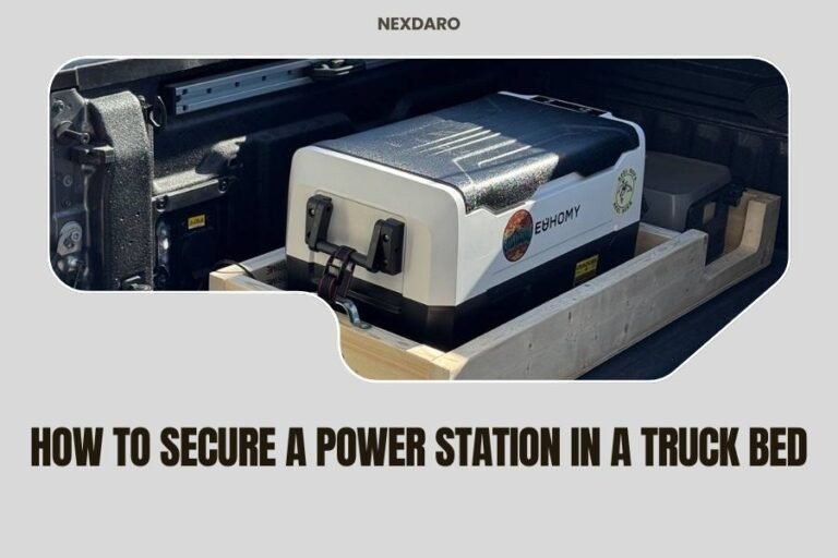 How to Secure a Power Station in a Truck Bed