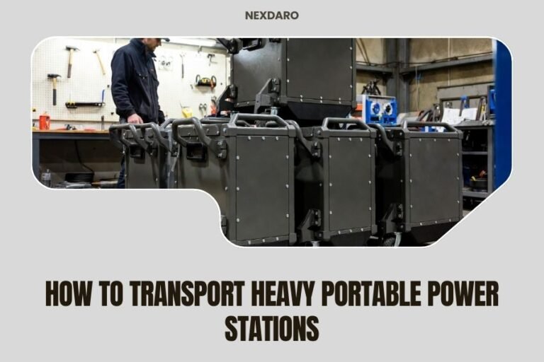 How to Transport Heavy Portable Power Stations
