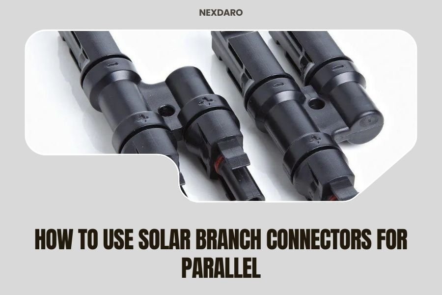 How to Use Solar Branch Connectors for Parallel