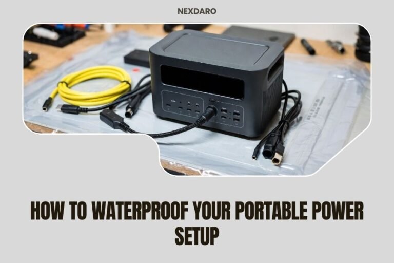 How to Waterproof Your Portable Power Setup
