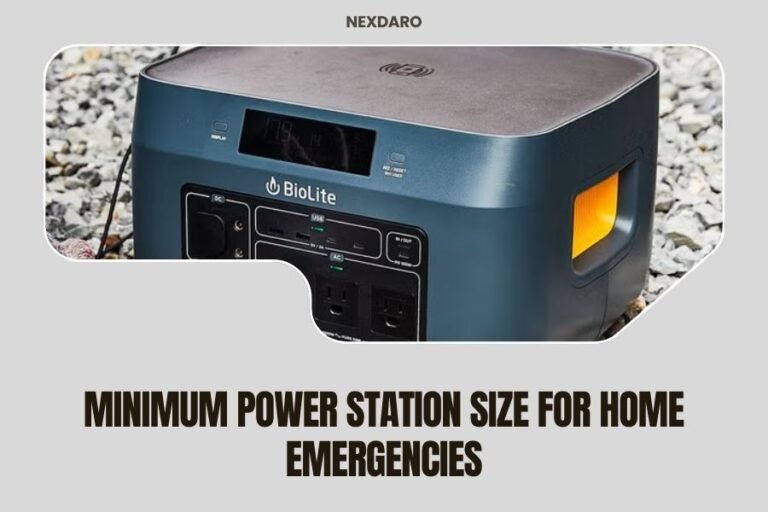 Minimum Power Station Size for Home Emergencies
