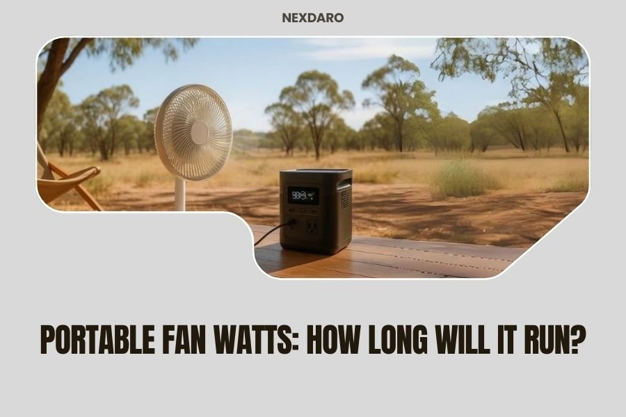 Portable Fan Watts_ How Long Will It Run