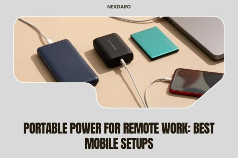 Portable Power for Remote Work: Best Mobile Setups