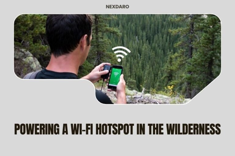 Powering a Wi-Fi Hotspot in the Wilderness
