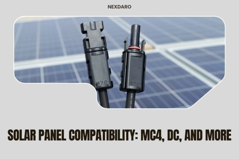 Solar Panel Compatibility_ MC4, DC, and More