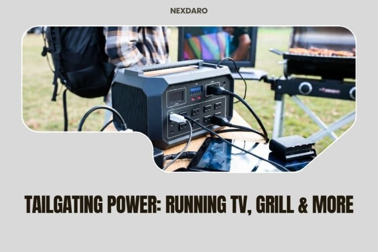 Tailgating Power_ Running TV, Grill & More