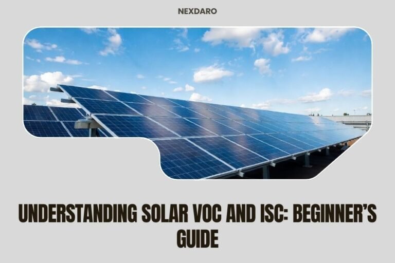 Understanding Solar Voc and Isc_ Beginner’s Guide