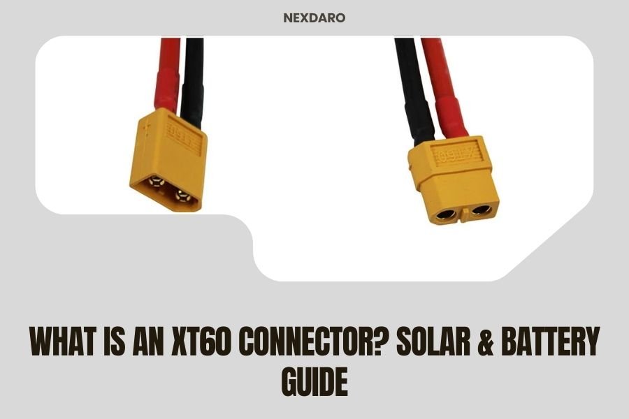 What is an XT60 Connector_ Solar & Battery Guide