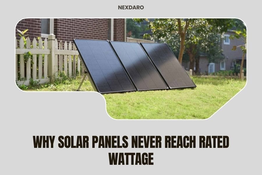 Why Solar Panels Never Reach Rated Wattage