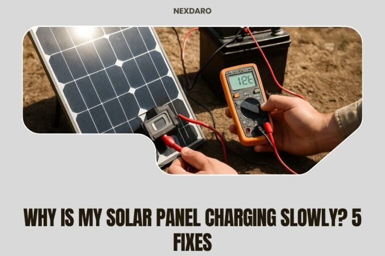Why is My Solar Panel Charging Slowly_ 5 Fixes