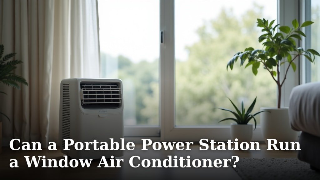 Can a Portable Power Station Run a Window Air Conditioner?