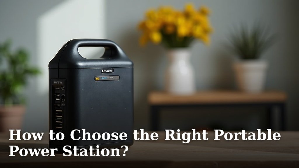 How to Choose the Right Portable Power Station?