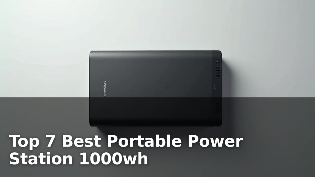 Top 7 Best Portable Power Station 1000wh