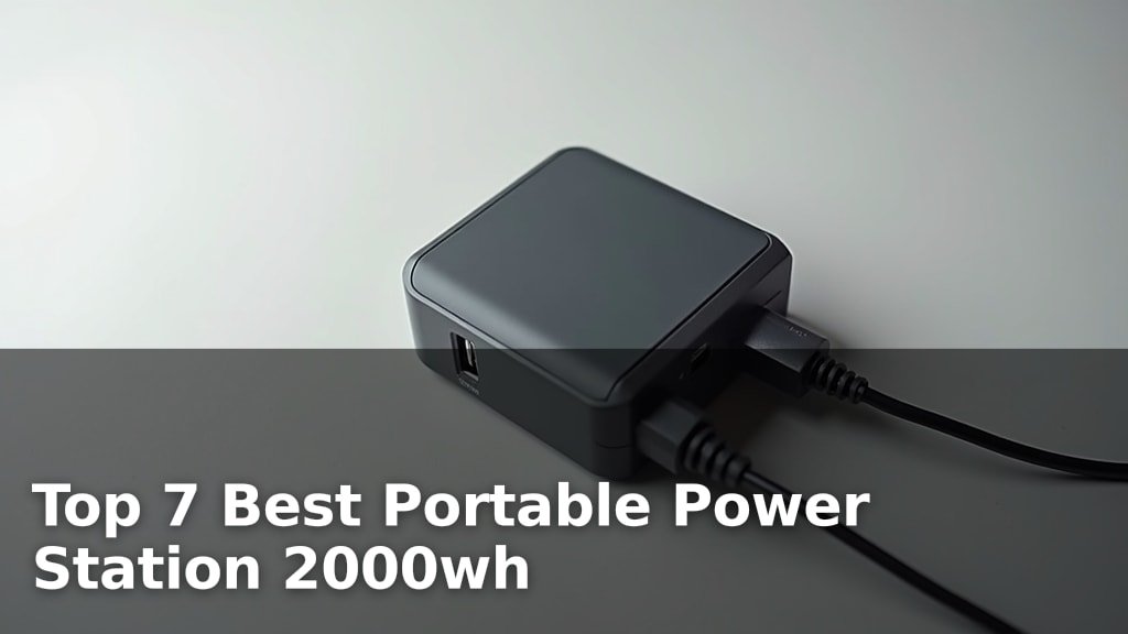 Top 7 Best Portable Power Station 2000wh