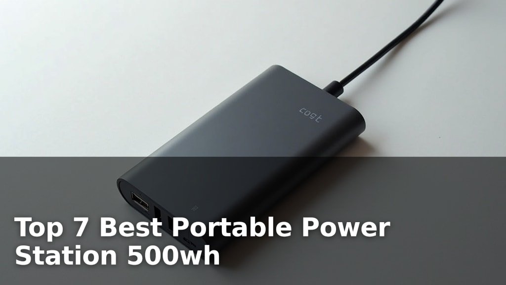 Top 7 Best Portable Power Station 500wh