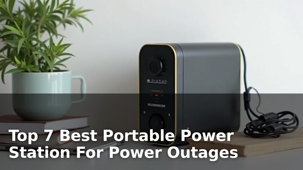 Top 7 Best Portable Power Station For Power Outages