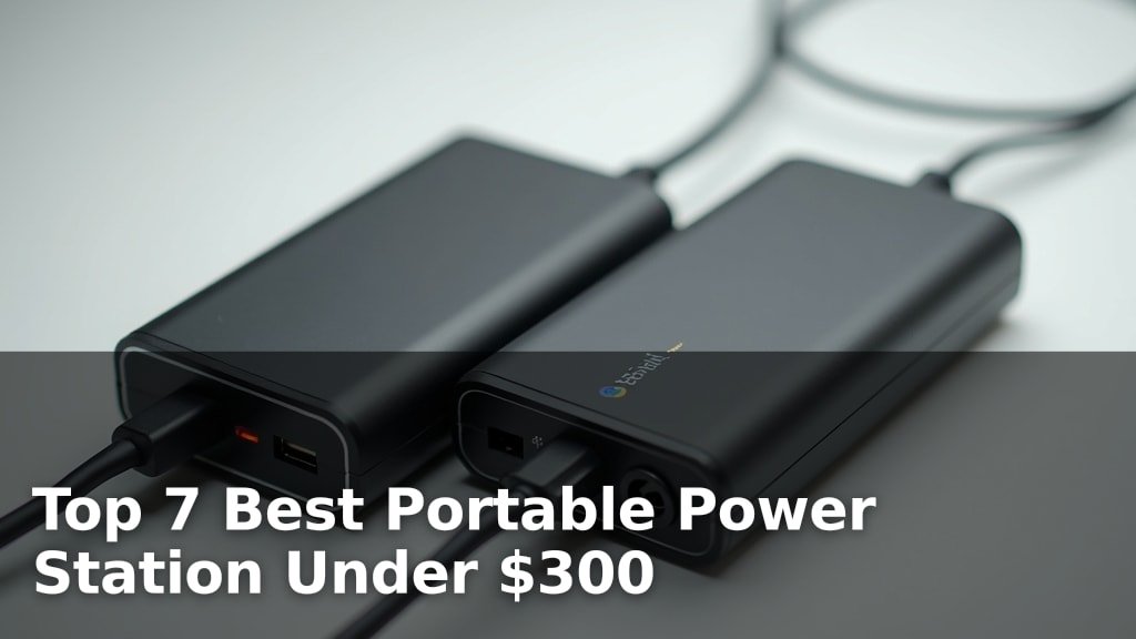 Top 7 Best Portable Power Station Under $300
