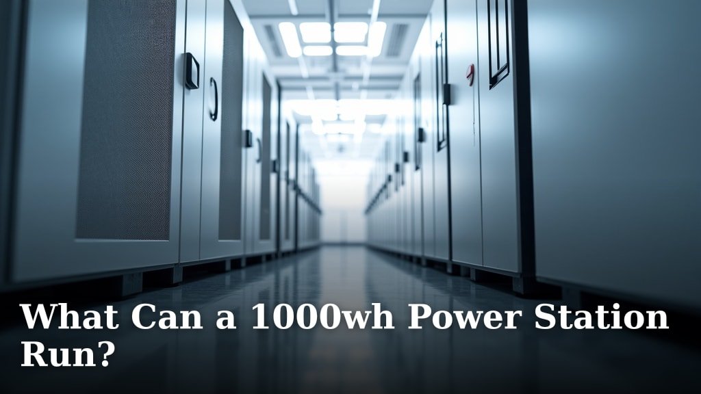What Can a 1000wh Power Station Run?