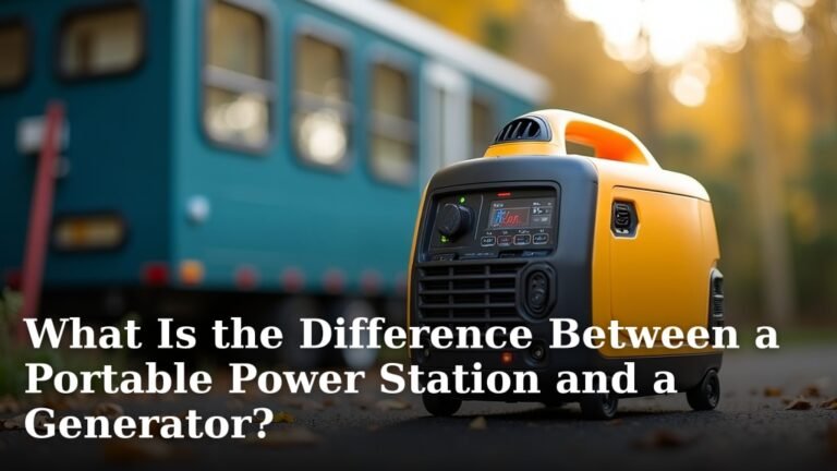 What Is the Difference Between a Portable Power Station and a Generator?